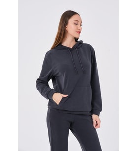 Kadın Yumuşak Kumaş Eşofman Takımı Eşofman Altı ve Sweatshirt