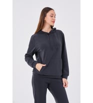 Kadın Yumuşak Kumaş Eşofman Takımı Eşofman Altı ve Sweatshirt