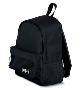 Jacbag Classic Kids - İki Bölmeli Ufak Günlük Siyah Sırt Çantası - Jac-34 - Erkek (Çok Renkli)