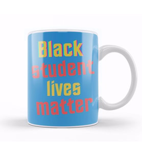 Black Student Lives Matter Kupa Bardak Porselen