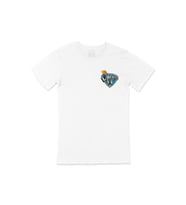 New York Liberty Cep Logo Tasarımlı Beyaz Tişört