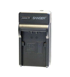 Sanger D08S Panasonic Şarj Aleti Şarz Cihazı (Siyah)