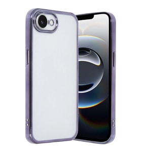 iPhone 17E Kılıf Kamera Korumalı Lensli Silikon - Mor