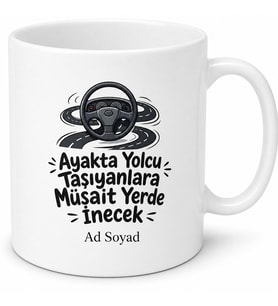 Minibüs Şoförü Ayakta Yolcu Taşıyanlara Müsait Yerde İnecek Kupa Bardak Hediye