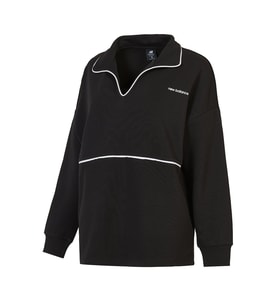New Balance LifeStyle Kadın Siyah Sweatshirt WNC3402
