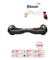CityMate Elektrikli Kaykay Hoverboard 6.5 Inch scooter  Desenli Akıllı Denge - D27