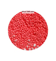 Karpuz Pembesi Renk 4 mm Yaklaşık 660 adet / 60 gram Cam Boncuk Oya Yazma Bileklik ve Kolye