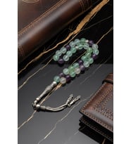 Florit Doğal Taş Tesbih – 8 mm Fasetli Küre Kesim