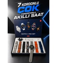Akıllı Saat 7 Kordonlu Yeni Nesil Arama Cevaplayan Çok Fonksiyonlu