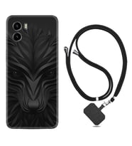 Vivo Y15S Y32 Y33S Y51 Y53S Kılıf Boyun Askılı Silikon Black Fox 1325