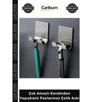 Özel Üretim Delme Gerektirmeyen Matkapsız Metal Çok Amaçlı Kendinden Yapışkanlı Paslanmaz Çelik Askı