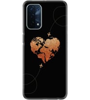 A74 Kılıf Silikon Desen Özel Seri Plane Heart 1721