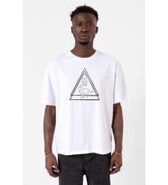 Princess Mononoke Wolves Beyaz Erkek Oversize Tshirt