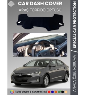 HYUNDAİ ELANTRA (2017-2020) Torpido Örtüsü Ön Göğüs Halı Araca Özel Çatlamayı Önler Kaymaz