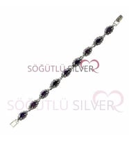 Söğütlü Silver markazit bileklik