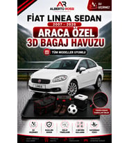 Fiat Linea Sedan 2007 - 2020 Araca Özel 3D Bagaj Havuzu