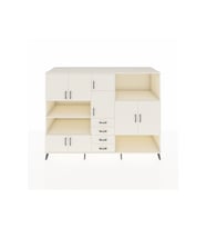 Kronos Dolap 10 Raflı 4 Çekmeceli 8 Kapaklı 220x59x163 Aytaşı-Aytaşı