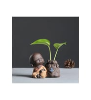 Buda Vazo Buddha Vazo Seti Meditasyon Buda Dekoratif Obje 5 Parça