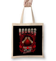 Badass Muay Thai Dad Mixed Martial Arts MMA Father Bez Çanta Uzun Saplı