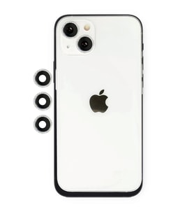 Newface Apple iPhone 14 Shine Kamera Lens - Gümüş