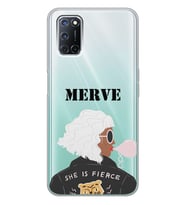 Oppo Fierce Tasarımlı Şeffaf Telefon Kılıfı