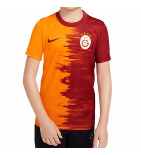 Galatasaray Çocuk Forma  Orijinal Lisanslı Çocuk Parçalı İç Saha Forma 20/21 (Kırmızı)