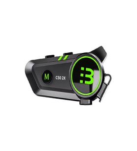 2X Kişi İnterkom Bağlantı waterPROOF HD Stereo Motosiklet Kulaklığı Bluetooth Motor Kask Kulaklık