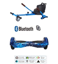 CityMate Smart Balance Elektrikli Kaykay Hoverboard 8.5inch + Hoverkart Set Akıllı Denge Ledli Bluetooth D12