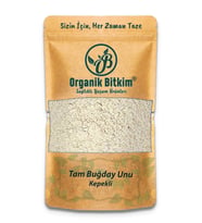 Organik Bitkim Tam Buğday Unu Kepekli 1400 gr