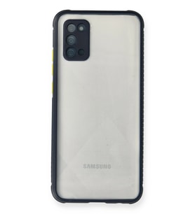 Galaxy A02S Kılıf Miami Şeffaf Silikon - Lacivert