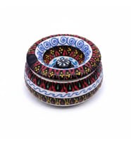 DETAYLI EL İŞLEMESİ, KAPAKLI, ÇİNİ MİNİ KÜLLÜKLER, KOKU SAKLAR, 3 FARKLI MODEL, 8 CM ÇAPINDA
