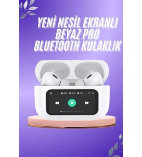 Dokunmatik Ekranlı Anc/enc Yeni Nesil Pro Bluetooth Kulaklık Dokunmatik Ekran (Çok Renkli)