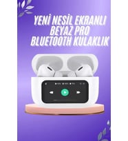 Dokunmatik Ekranlı Anc/enc Yeni Nesil Pro Bluetooth Kulaklık Dokunmatik Ekran (Çok Renkli)