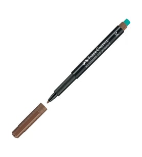 FABER-CASTELL ASETAT KALEMİ M KAHVE (152578)