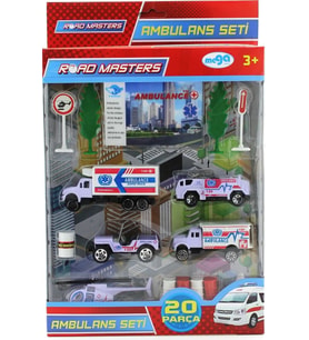 Mulvxurg  Urg02 Helikopterli Metal Ambulans Seti  Jp9105 (Mulvix)