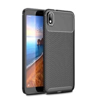 Xiaomi Redmi 7A Karbon Desenli Negro Silikon Kılıf (Siyah)