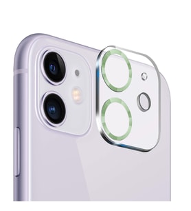 Binano iPhone 11/12 Mini 3D Pro Kamera Koruyucu Açık Yeşil