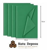50x70 cm Yeşil Renk Pelur Kağıt (1KG)