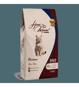 HOW MEOW YETİŞKİN KEDİ KURU MAMASI TAVUKLU 2 KG