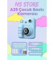 Termal Yazıcılı Çocuk Kamerası Dijital Fotoğraf Makinesi, HD Video Kayıt