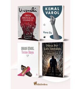 Orta Zekalılar Cenneti (Yazar: Zülfü Livaneli) - Kara Sis (Yazar: Kemal Varol) - Tersine Dünya (Yazar: Orhan Kemal) - Dünya Bizi Lafa Tutmadan (Yazar: Mehmet Çelebi)