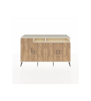 Kronos Konsol 6 Raflı 4 Kapaklı 176x59x99 Aytaşı-Çam/Aytaşı