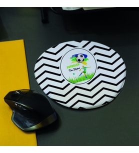Futbolcu Bileklik Destekli Mouse Pad