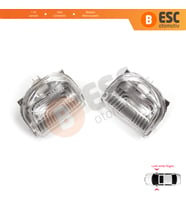 Mercedes Sprinter MK3 907 910 2018-On 9109064700 9109064600 İçin Yan Ayna Sinyali Beyaz Sağ ve Sol
