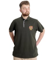 Mode XL Büyük Beden Erkek T-shirt Polo MODE TEAM 23324 Haki