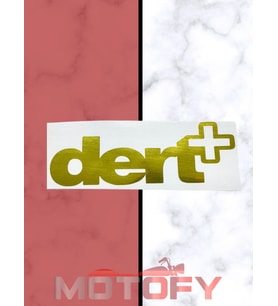 DERT PLUS STİCKER - ETİKET 15x5cm
