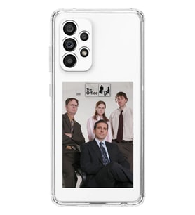 Samsung Galaxy A32 Uyumlu The Office Tasarımlı Şeffaf Telefon Kılıfı