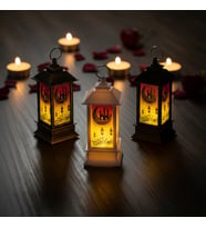 Ramazan Temalı Küçük Kare LED Dekoratif Lamba
