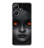 Infınix Hot 30i Kılıf Resimli Desenli Silikon Platinium Series Dark Woman 1887