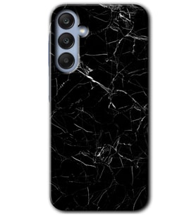 Galaxy A35 Kılıf HD Desen Baskılı Kılıf - Siyah Mermer